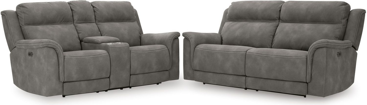 Next-Gen Durapella 3-Piece Power Reclining Sectional In Slate 59301S3