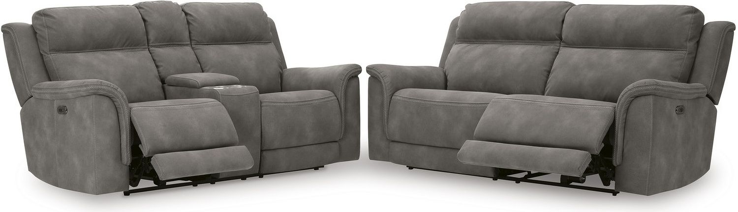 Next-Gen Durapella 3-Piece Power Reclining Sectional In Slate 59301S3