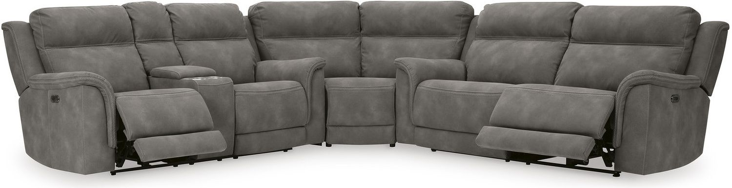Next-Gen Durapella 3-Piece Power Reclining Sectional In Slate 59301S3