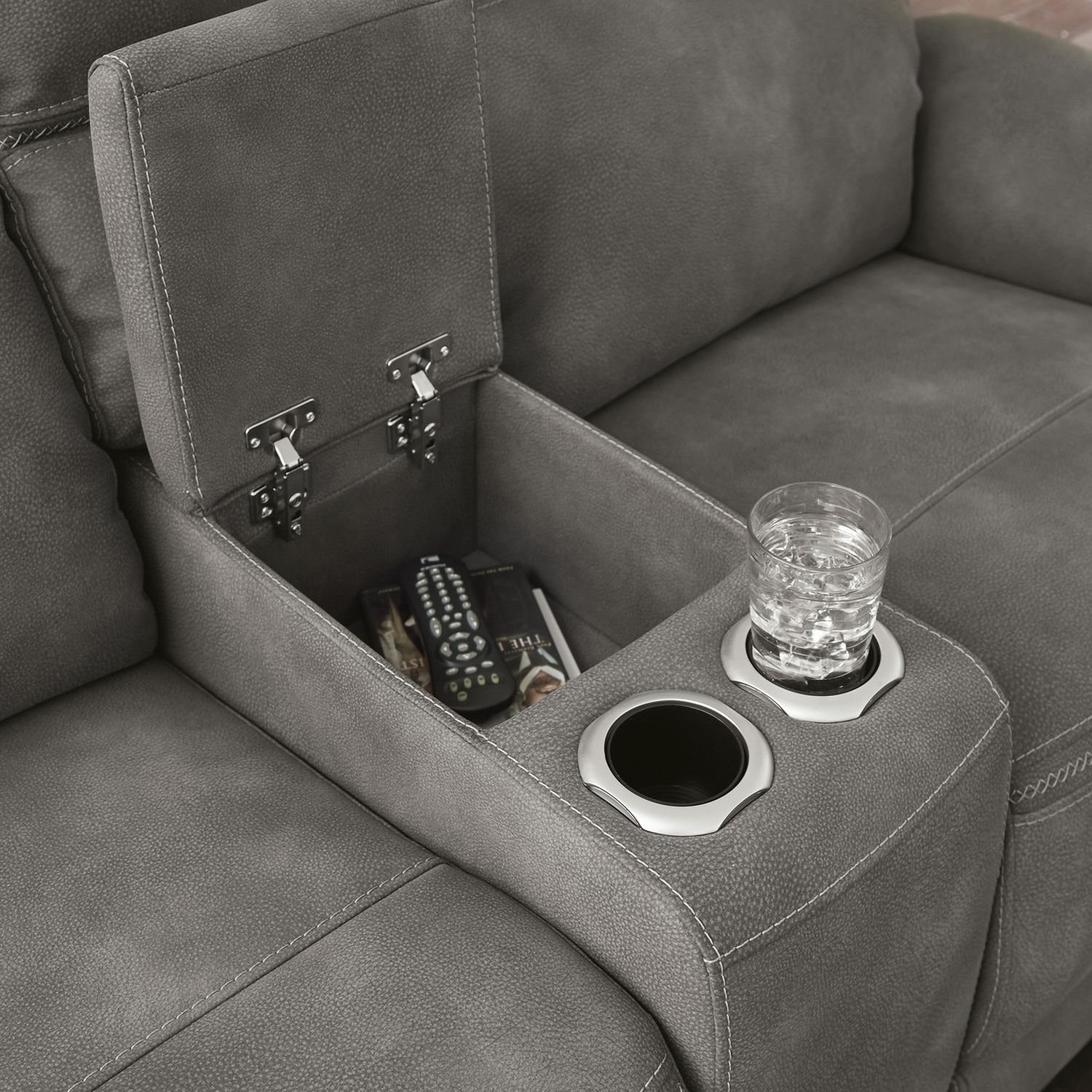 Next-Gen Durapella Power Reclining Living Room Set In Slate 59301U1