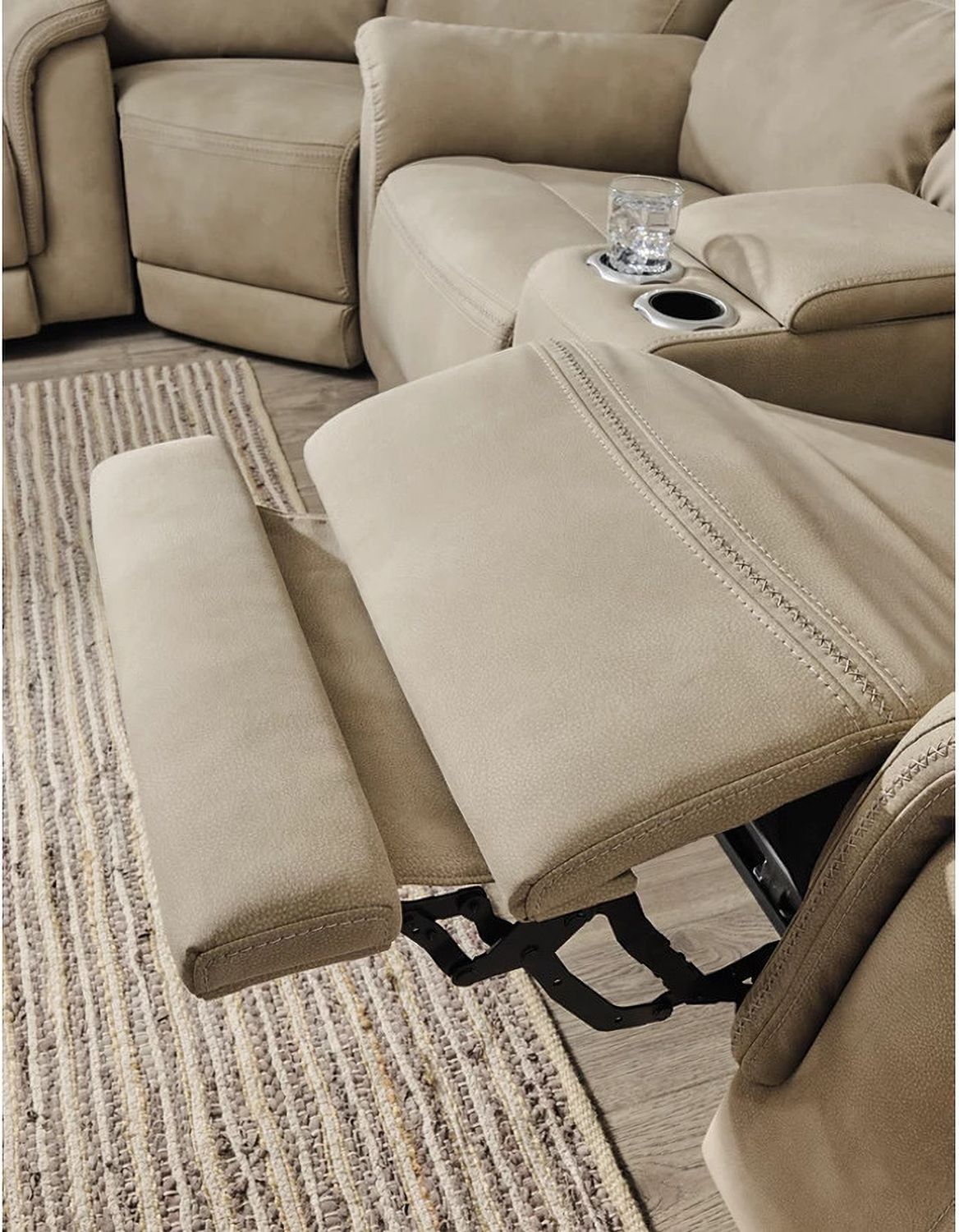 Next-Gen Durapella 2 Seat Power Reclining Sofa Adjustable Headrest In Sand 5930247