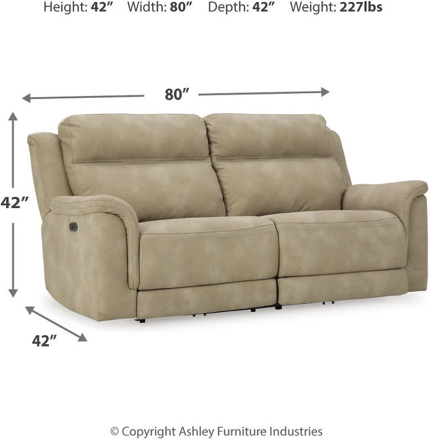 Next-Gen Durapella Power Reclining Living Room Set In Sand 59302U1