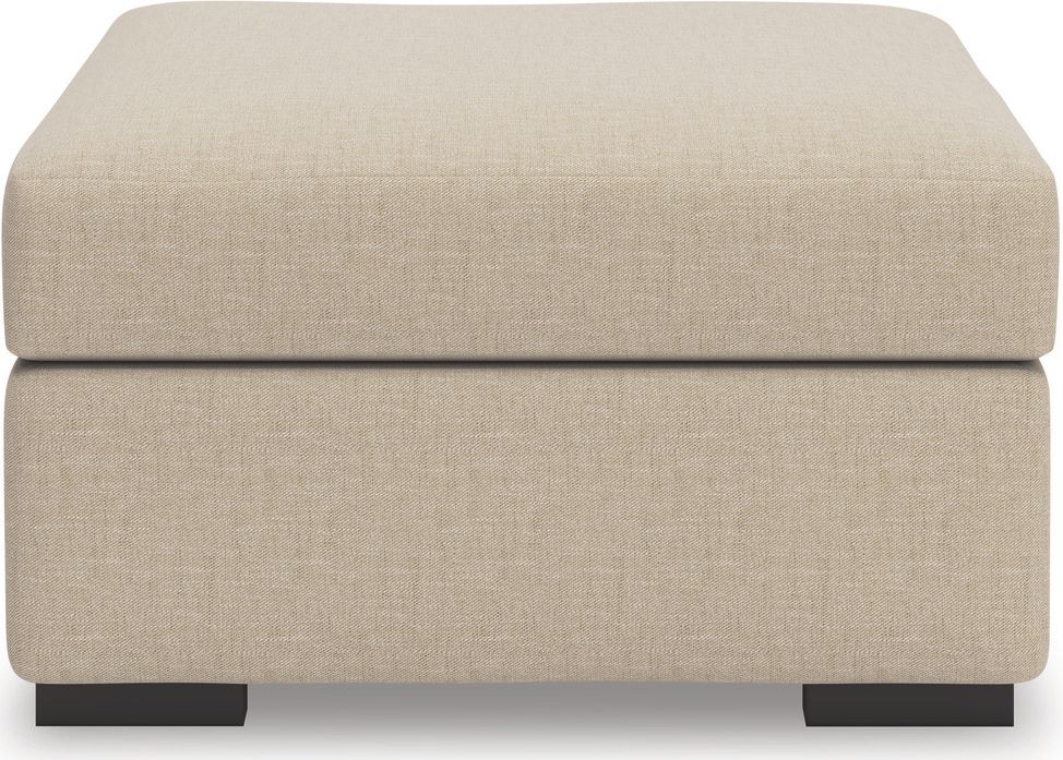 LadyMae Oversized Accent Ottoman In Twill 5940408