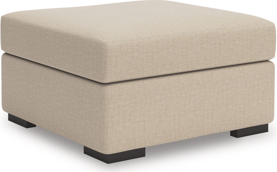 LadyMae Oversized Accent Ottoman In Twill 5940408