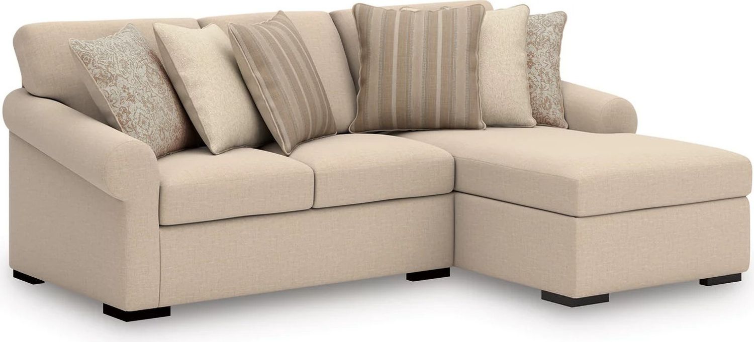 LadyMae 2-Piece Sectional with RAF Chaise In Twill 59404S2