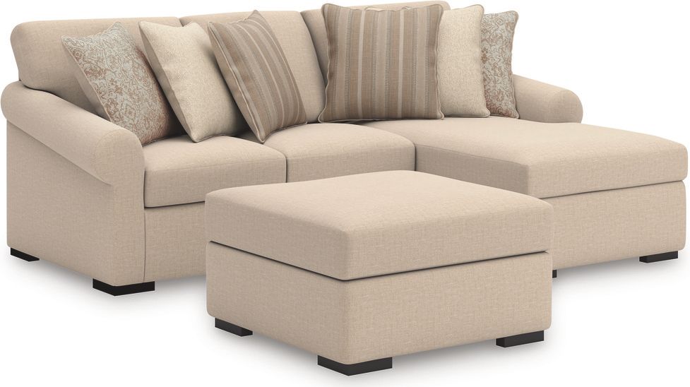 LadyMae 2-Piece Sectional with RAF Chaise In Twill 59404S2
