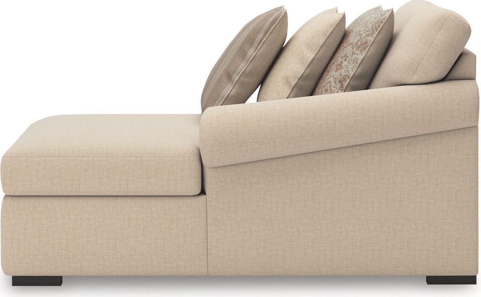 LadyMae 4-Piece Sectional with RAF Chaise In Twill 59404S3