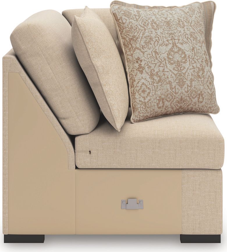 LadyMae 4-Piece Sectional with RAF Chaise In Twill 59404S3