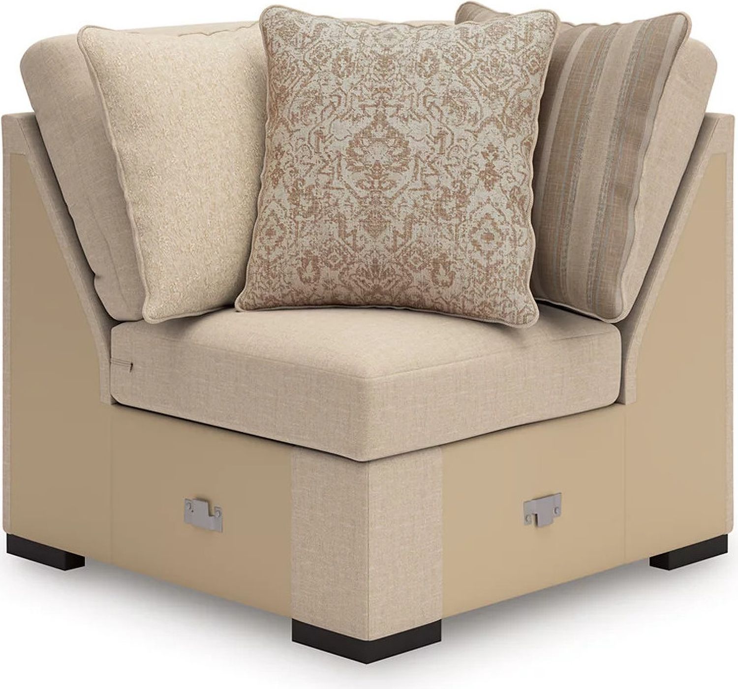 LadyMae 5-Piece Sectional with RAF Chaise In Twill 59404S4