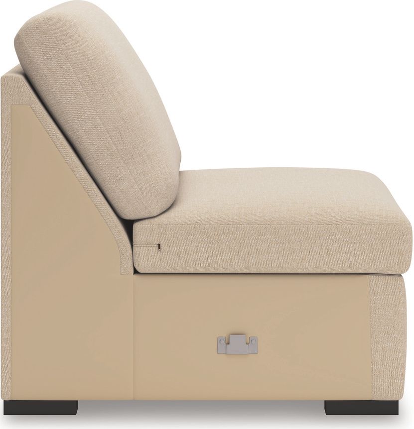 LadyMae 5-Piece Sectional with RAF Chaise In Twill 59404S4