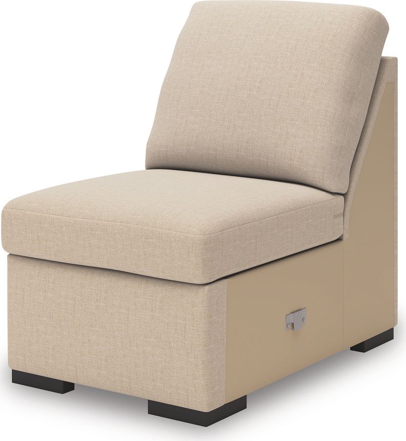 LadyMae 5-Piece Sectional with RAF Chaise In Twill 59404S4