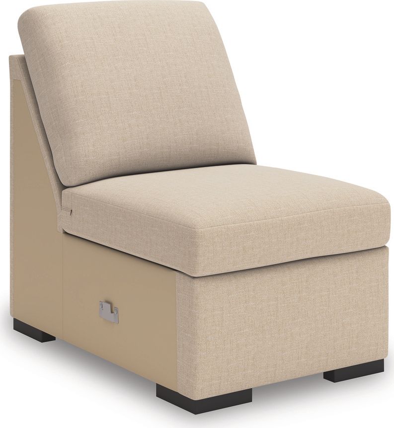 LadyMae 5-Piece Sectional with RAF Chaise In Twill 59404S4