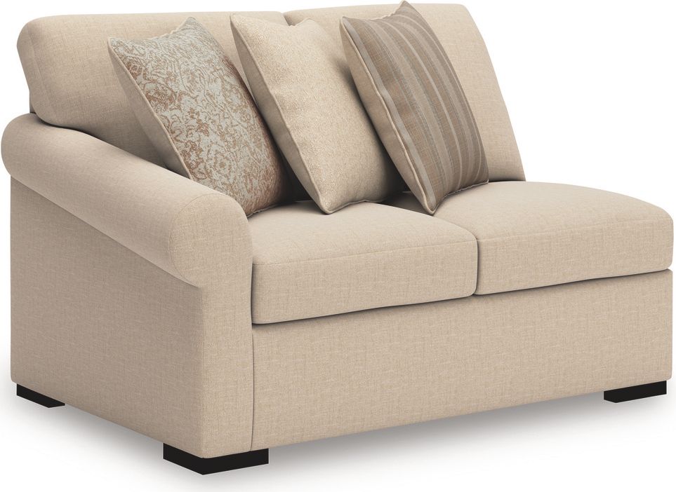 LadyMae 5-Piece Sectional with RAF Chaise In Twill 59404S4