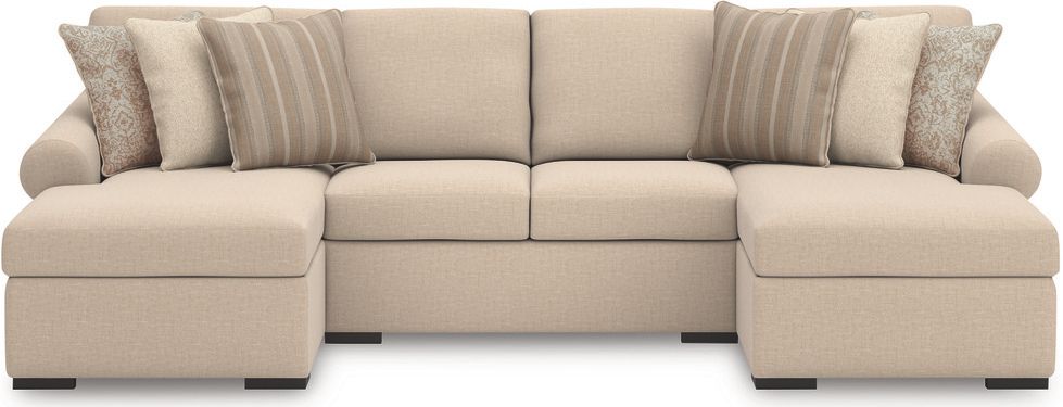 LadyMae 3-Piece Sectional with Chaise In Twill 59404S5