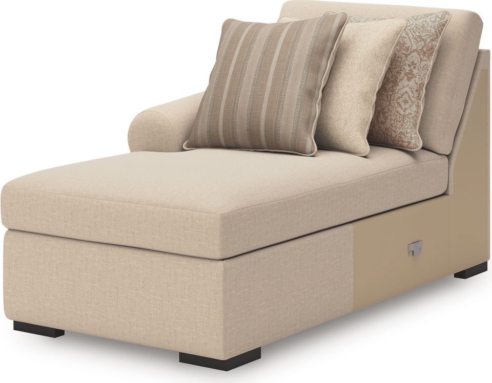 LadyMae 3-Piece Sectional with Chaise In Twill 59404S5