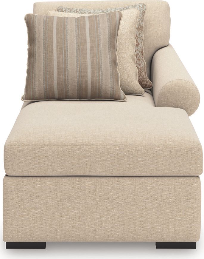 LadyMae 3-Piece Sectional with Chaise In Twill 59404S5