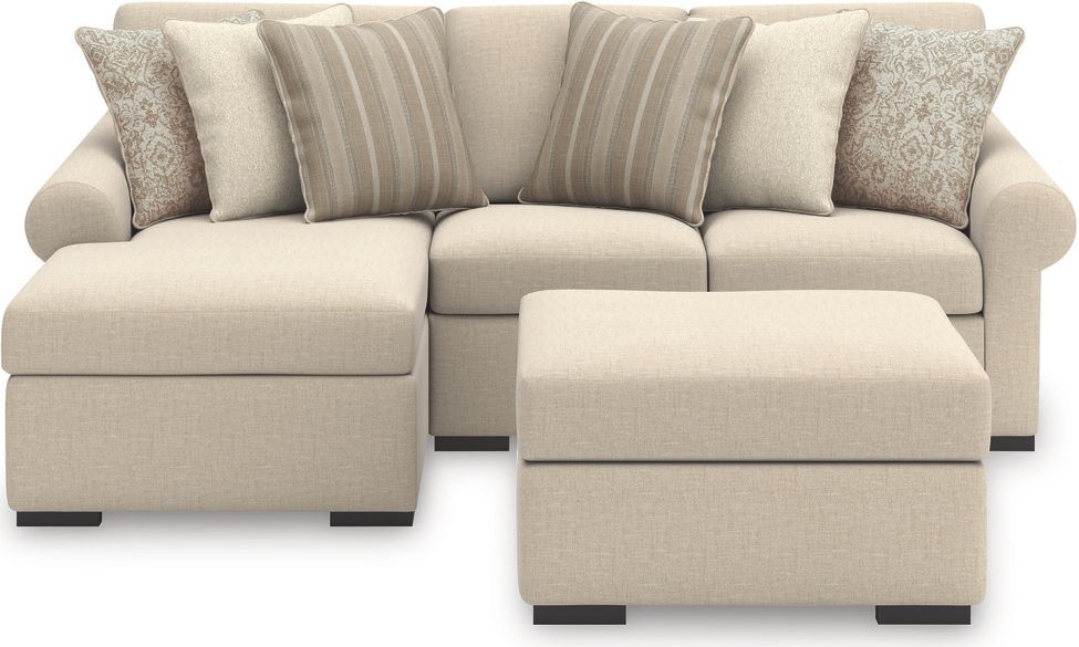 LadyMae 2-Piece Sectional with LAF Chaise In Twill 59404S6