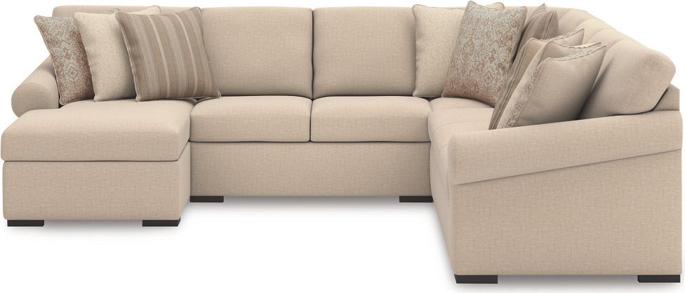 LadyMae 5-Piece Sectional with LAF Chaise In Twill 59404S8