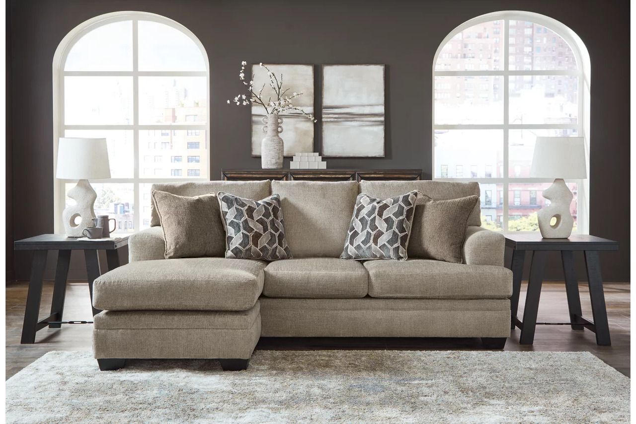 Stonemeade Sofa Chaise In Taupe 5950418