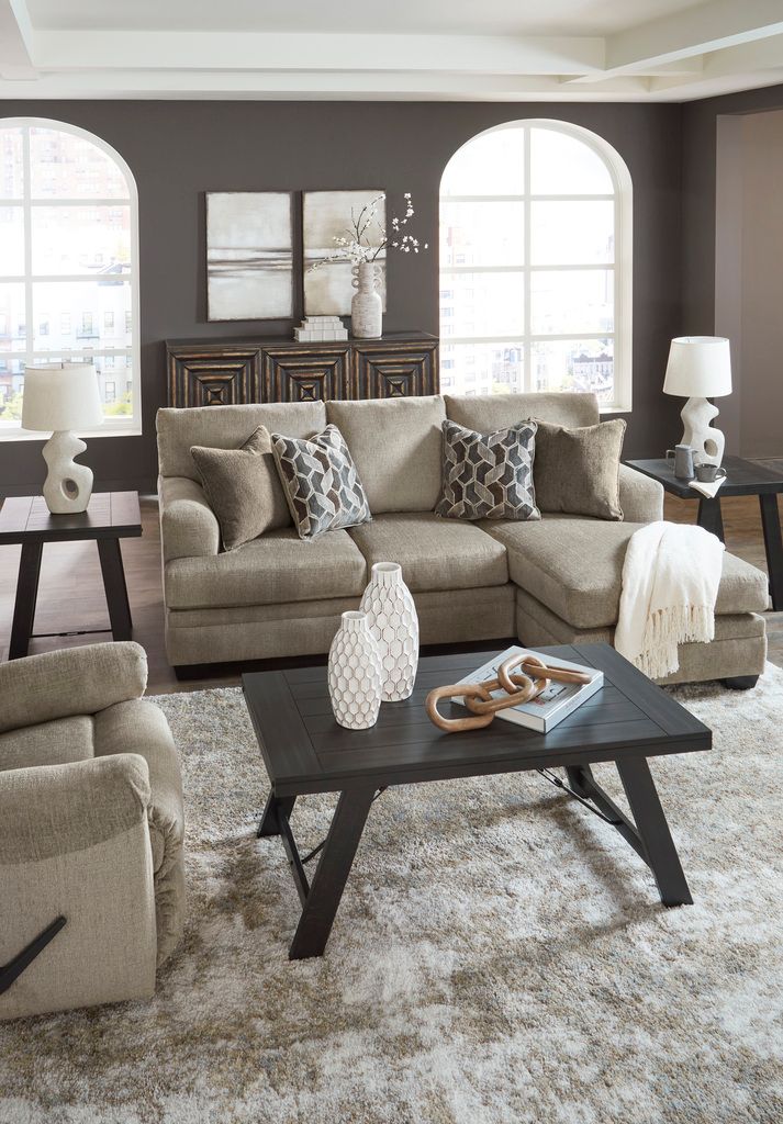 Stonemeade Sofa Chaise In Taupe 5950418