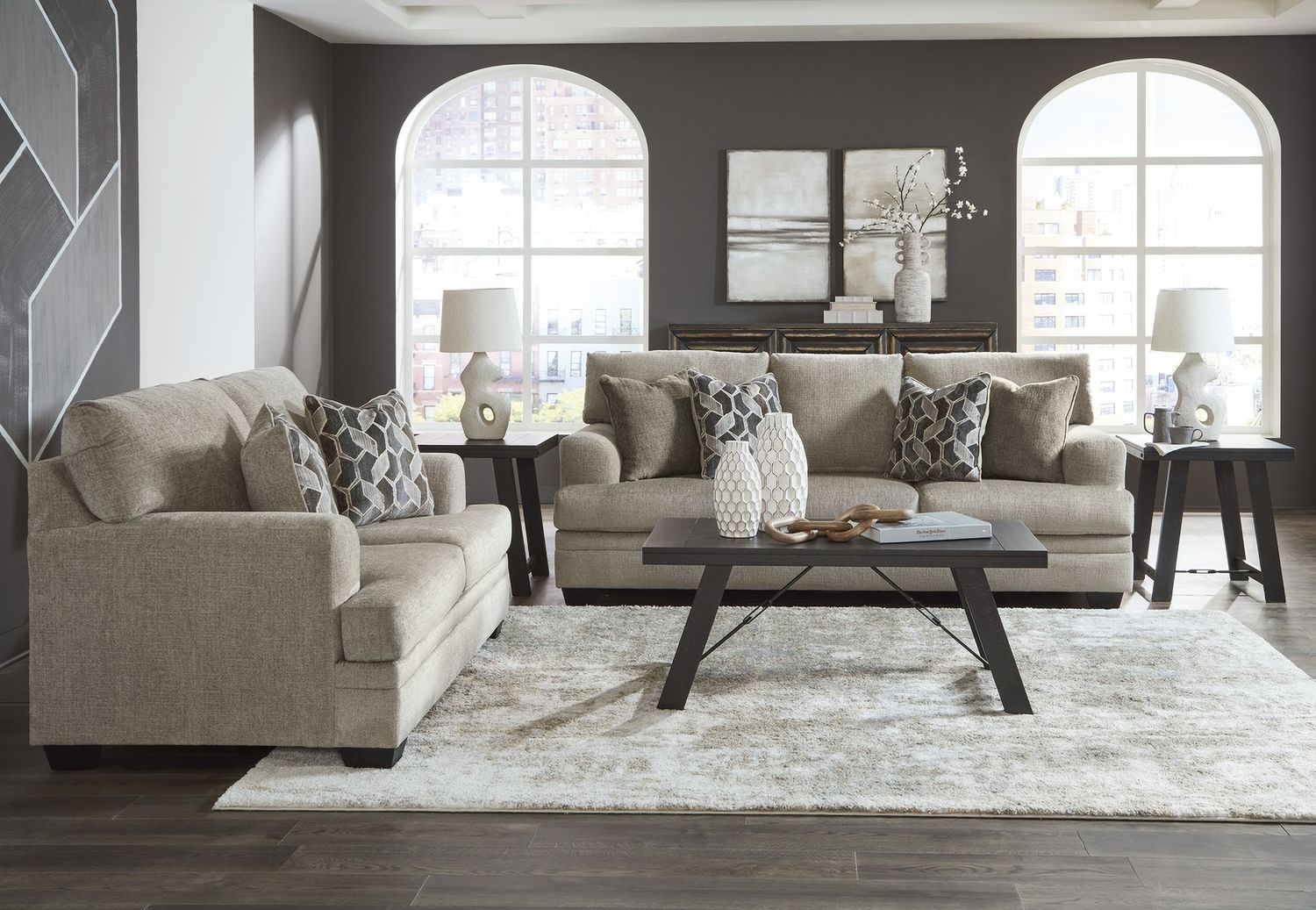 Stonemeade Loveseat In Taupe 5950435