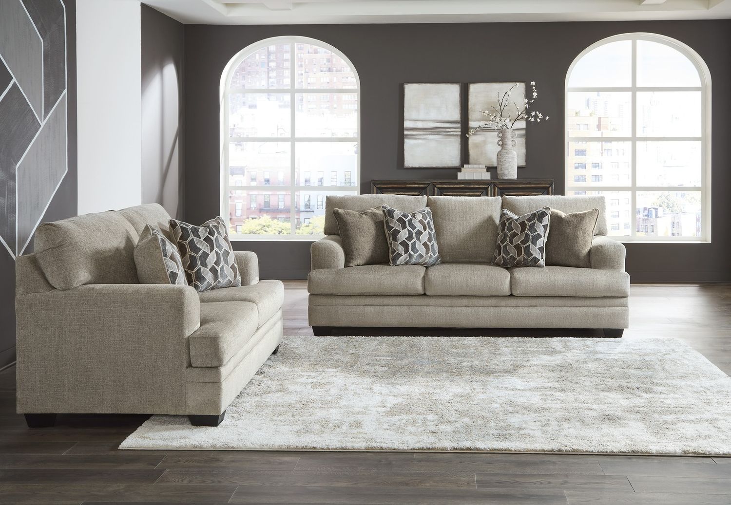 Stonemeade Loveseat In Taupe 5950435