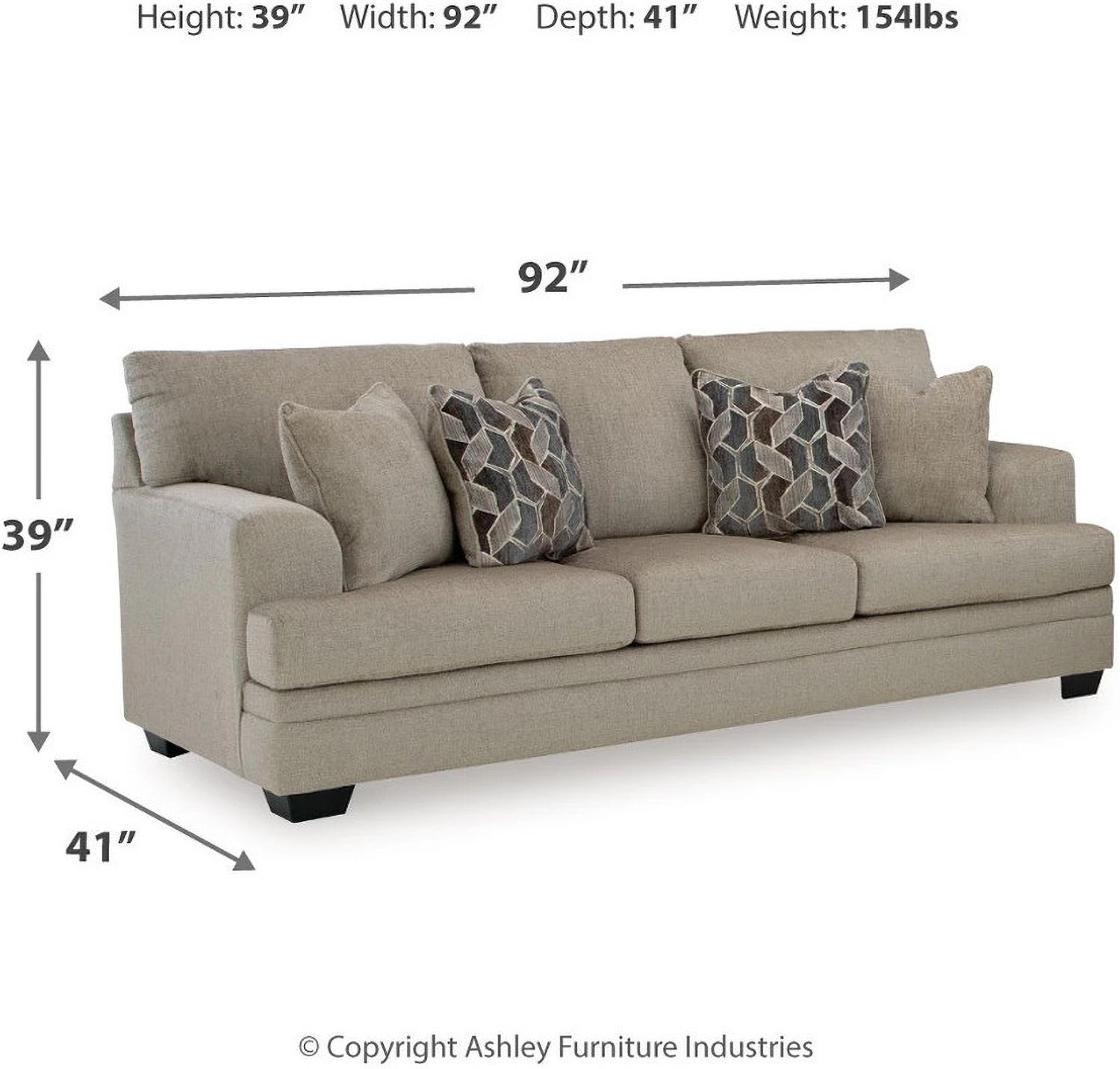 Stonemeade Sofa In Taupe 5950438