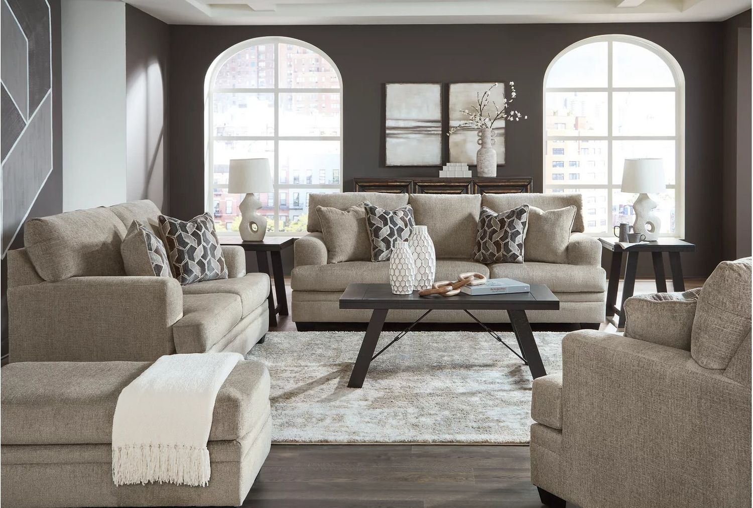 Stonemeade Living Room Set In Taupe 59504U1
