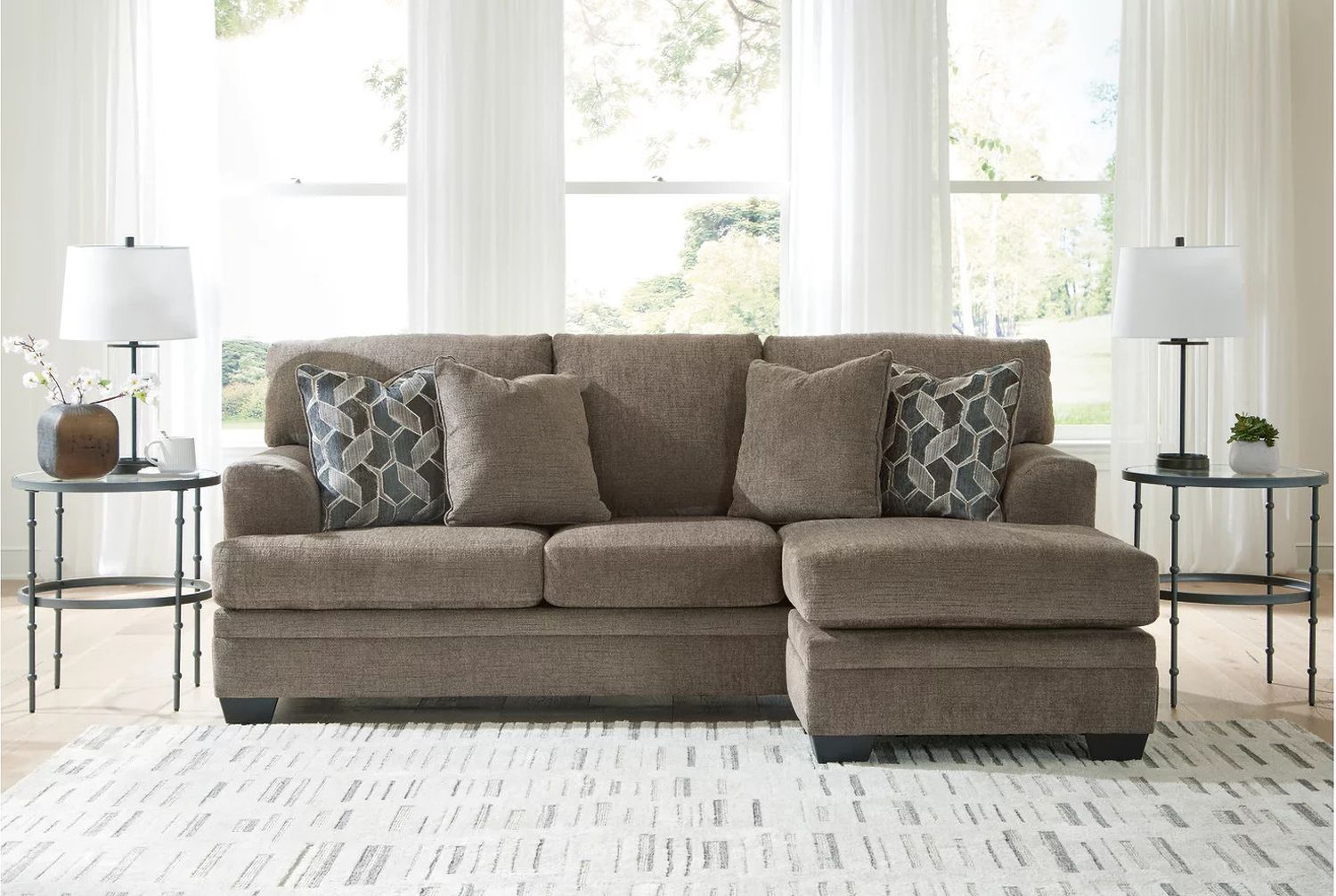 Stonemeade Sofa Chaise In Nutmeg 5950518
