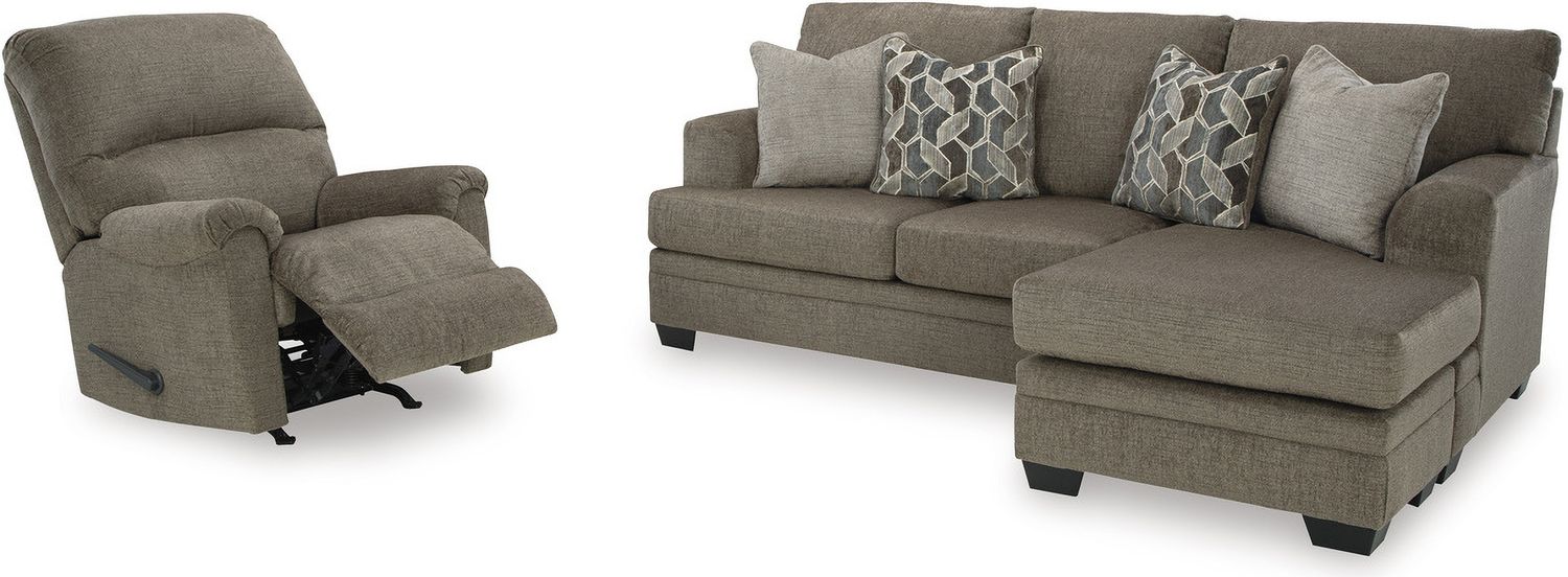 Stonemeade Sofa Chaise In Nutmeg 5950518