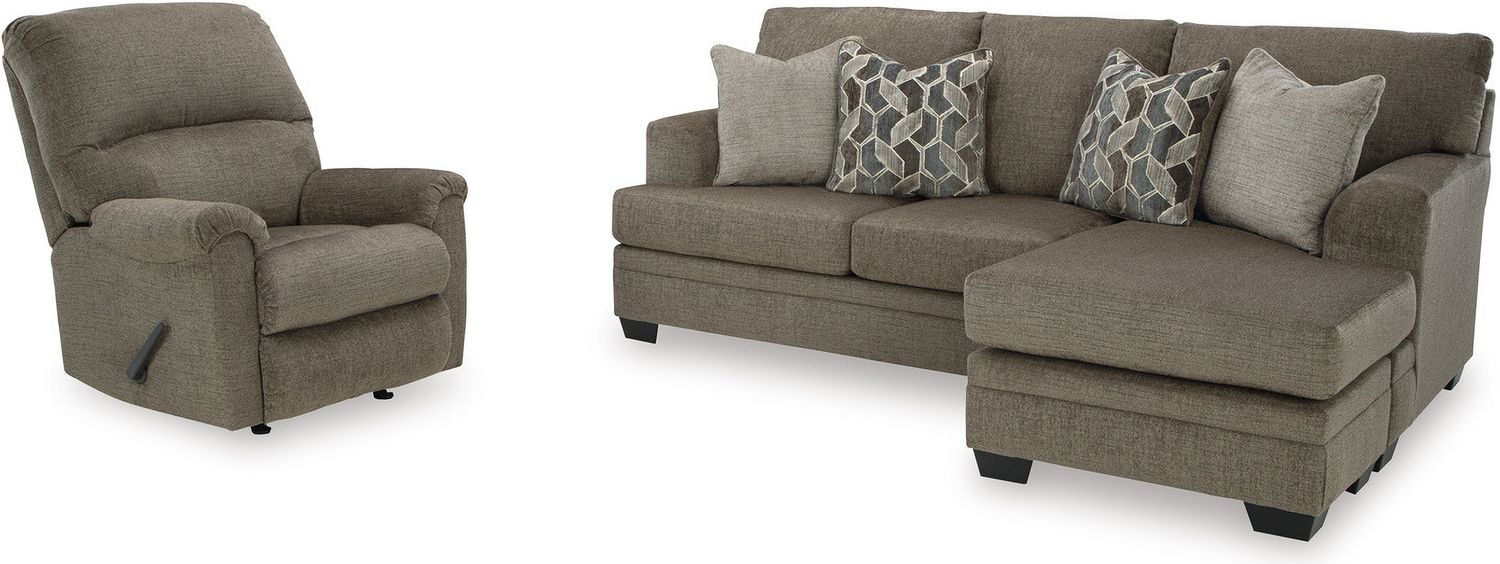 Stonemeade Sofa Chaise In Nutmeg 5950518
