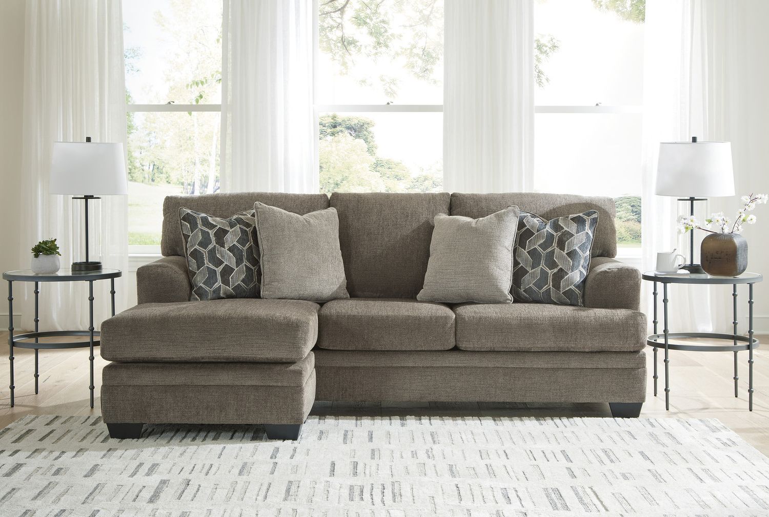 Stonemeade Sofa Chaise In Nutmeg 5950518