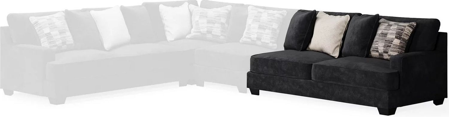 Lavernett 3-Piece Sectional In Charcoal 59603S1
