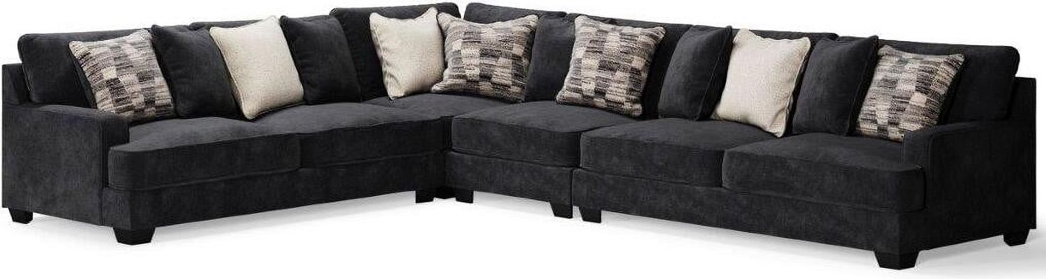 Lavernett 4-Piece Sectional In Charcoal 59603S2