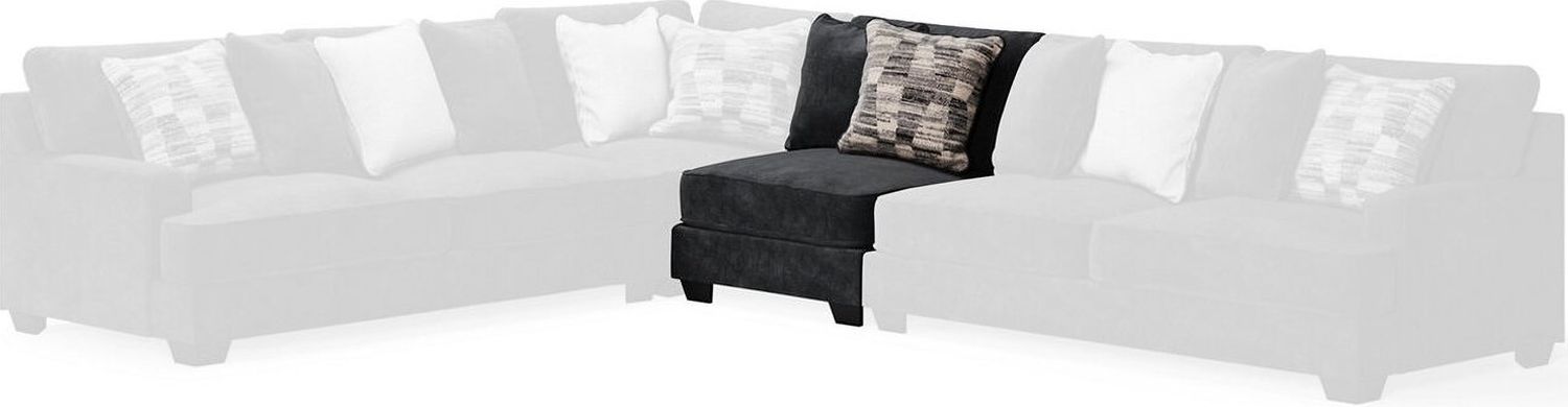 Lavernett 4-Piece Sectional In Charcoal 59603S2