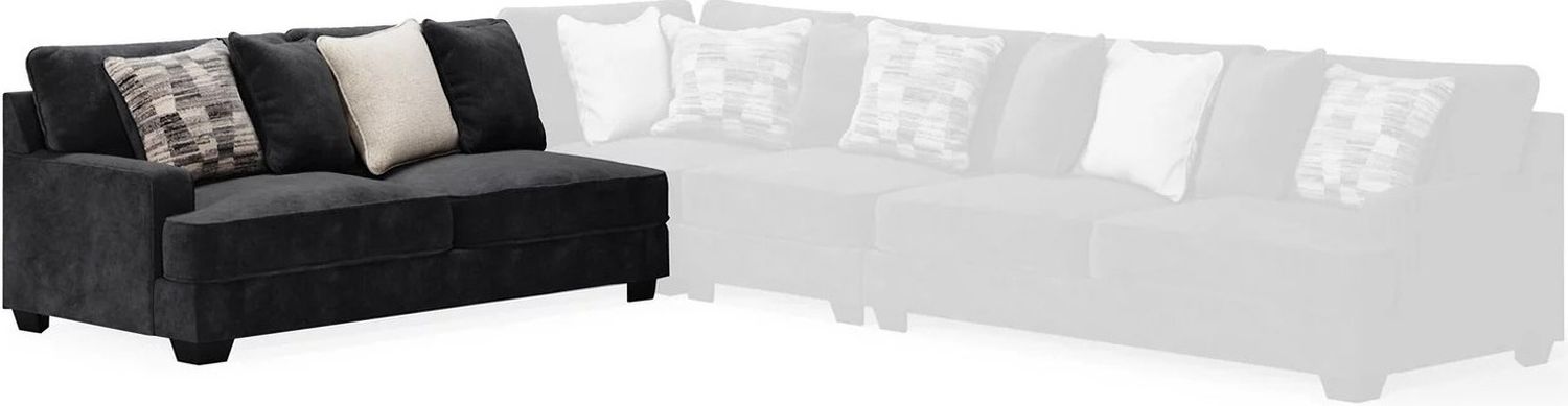 Lavernett 4-Piece Sectional In Charcoal 59603S2