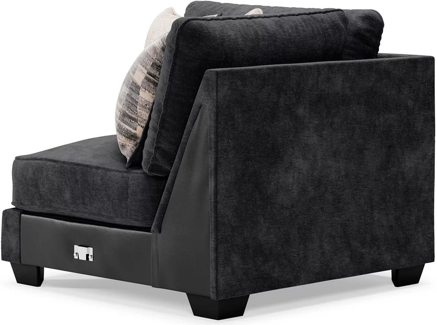 Lavernett 4-Piece Sectional with Ottoman In Charcoal 59603U1