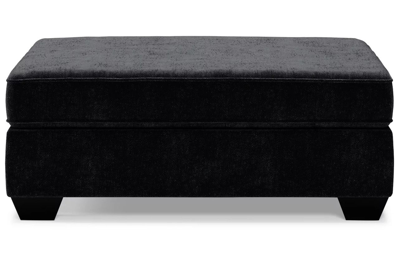 Lavernett 3-Piece Sectional and Oversized Ottoman In Charcoal 59603U3