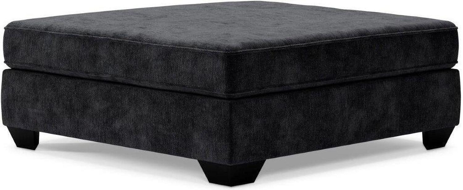 Lavernett 3-Piece Sectional and Oversized Ottoman In Charcoal 59603U3