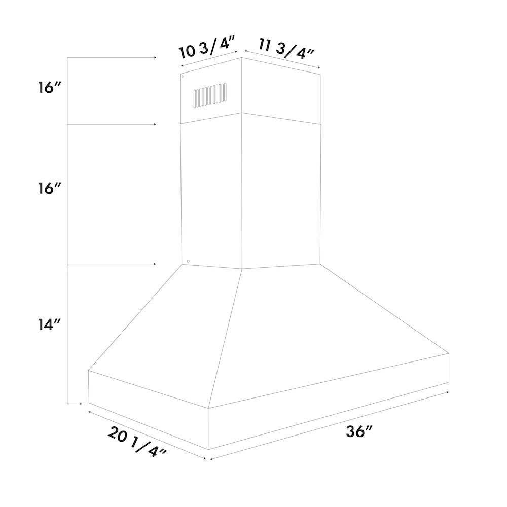 30 In. Professional Convertible Vent Wall Mount Range Hood In Stainless Steel 59730