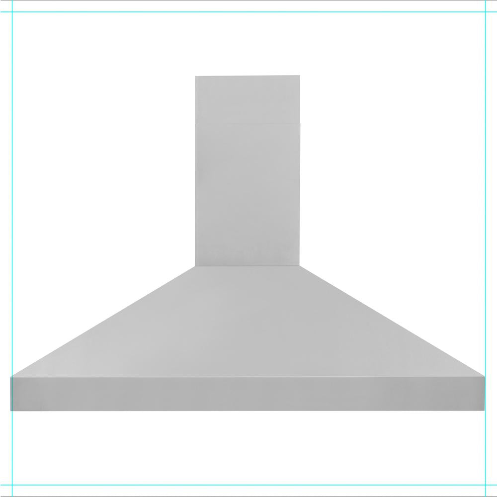 48 In. Professional Convertible Vent Wall Mount Range Hood In Stainless Steel 59748