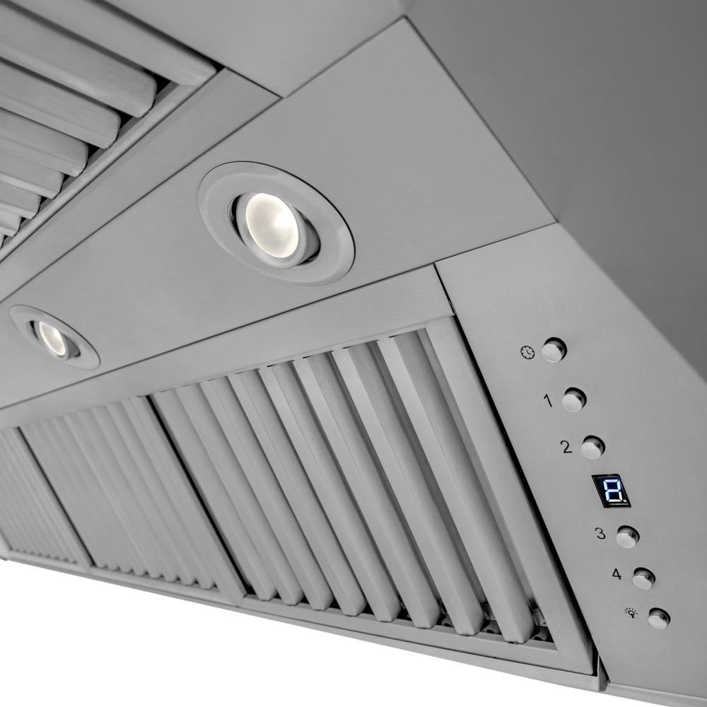 48 In. Professional Convertible Vent Wall Mount Range Hood In Stainless Steel 59748