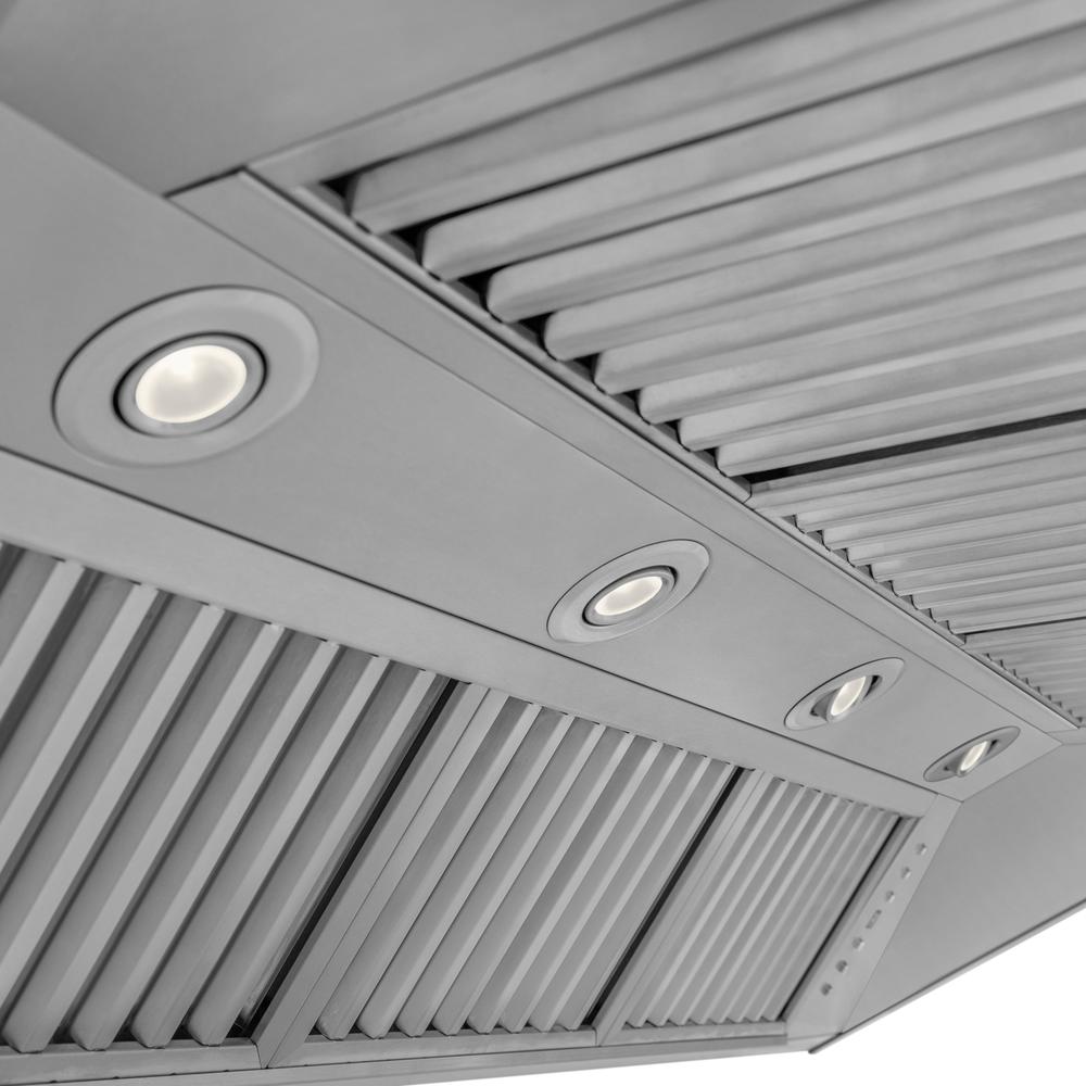 48 In. Professional Convertible Vent Wall Mount Range Hood In Stainless Steel 59748