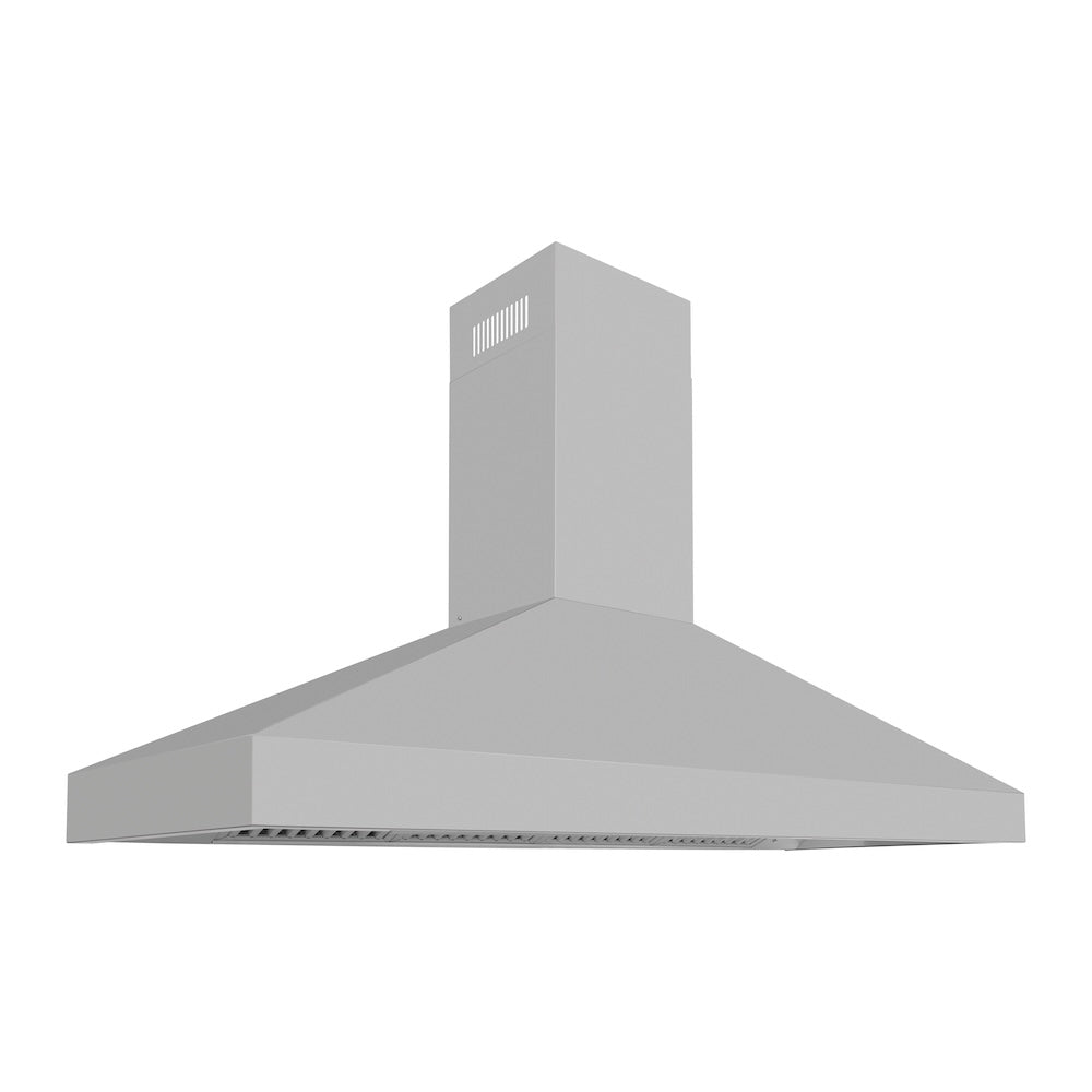 60 In. Professional Convertible Vent Wall Mount Range Hood In Stainless Steel 59760
