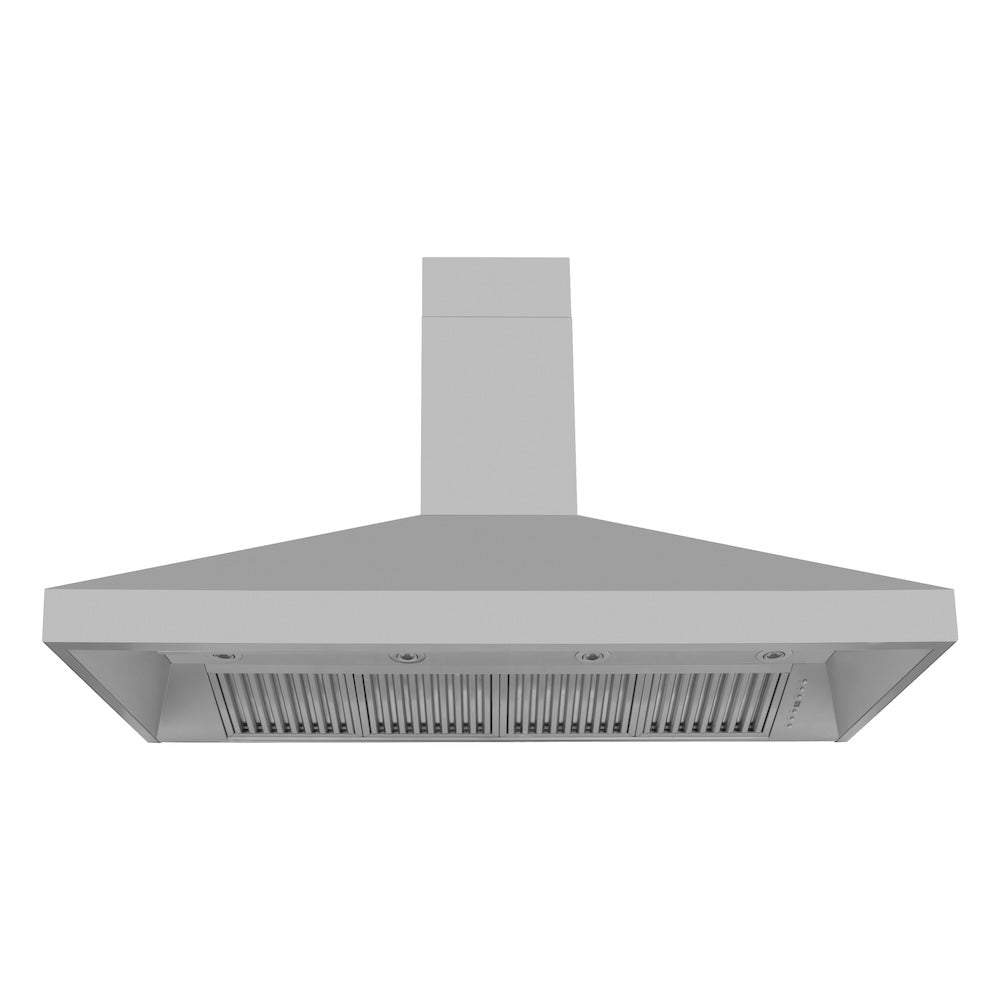 60 In. Professional Convertible Vent Wall Mount Range Hood In Stainless Steel 59760
