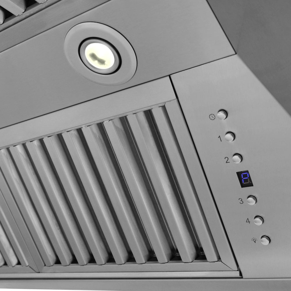 60 In. Professional Convertible Vent Wall Mount Range Hood In Stainless Steel 59760