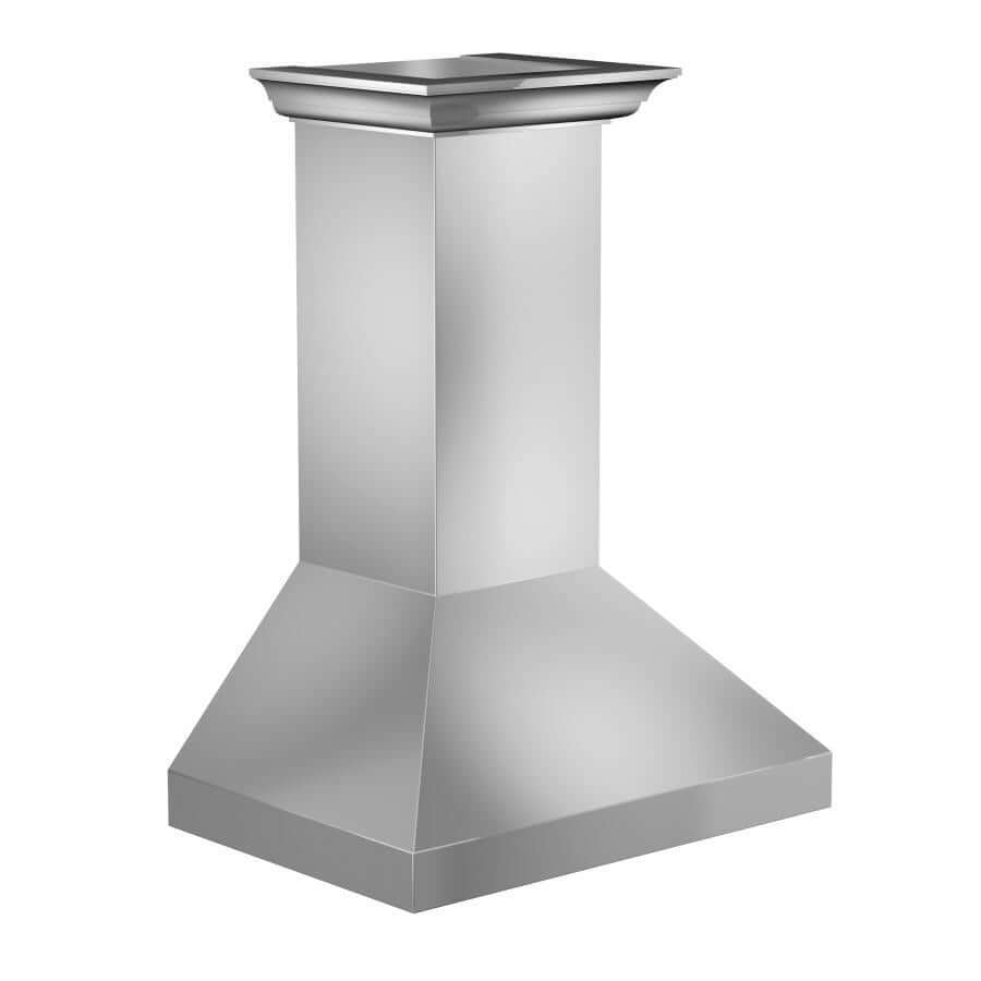 48 In. Professional Convertible Vent Wall Mount Range Hood In Stainless Steel With Crown Molding 597CRN48
