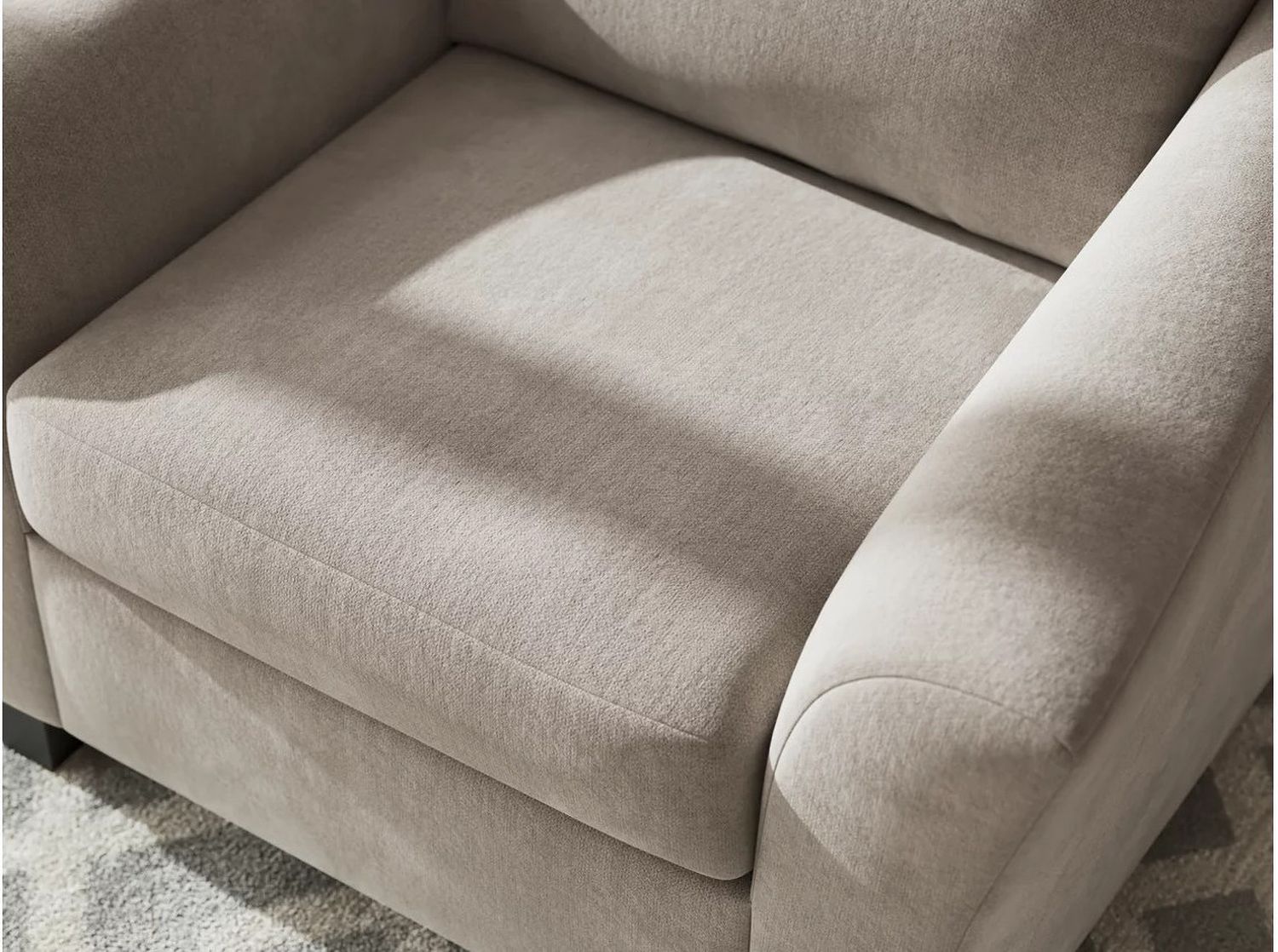 Willarae Oversized Chair In Taupe 5980323