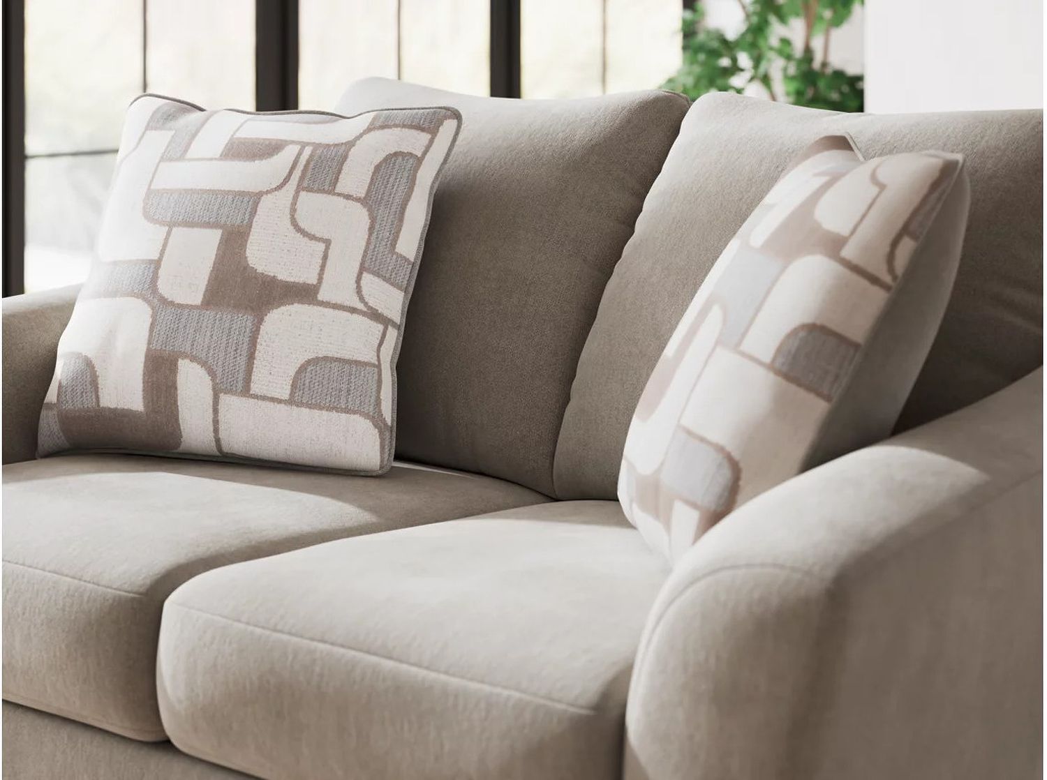 Willarae Loveseat In Taupe 5980335