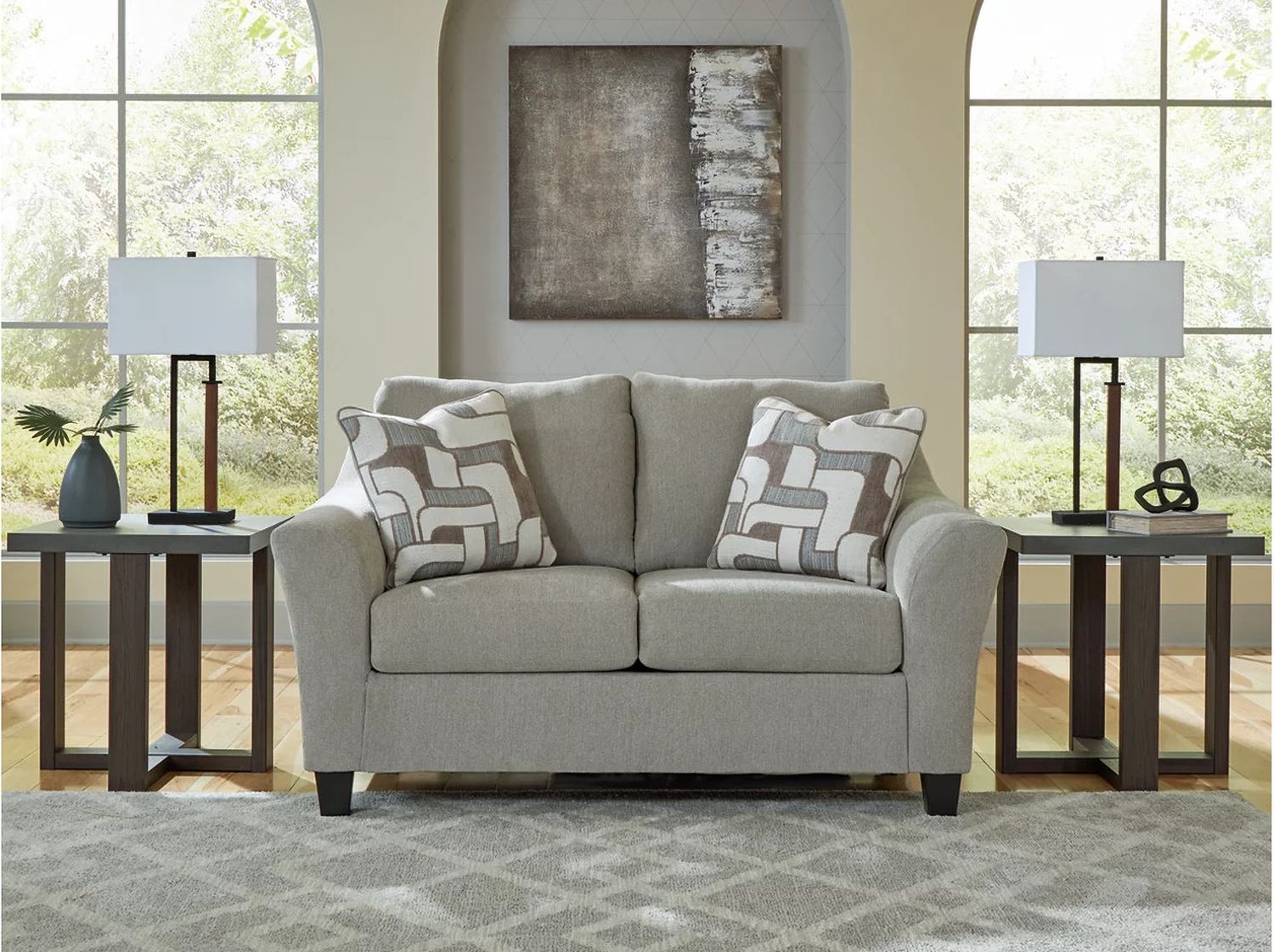 Willarae Loveseat In Taupe 5980335